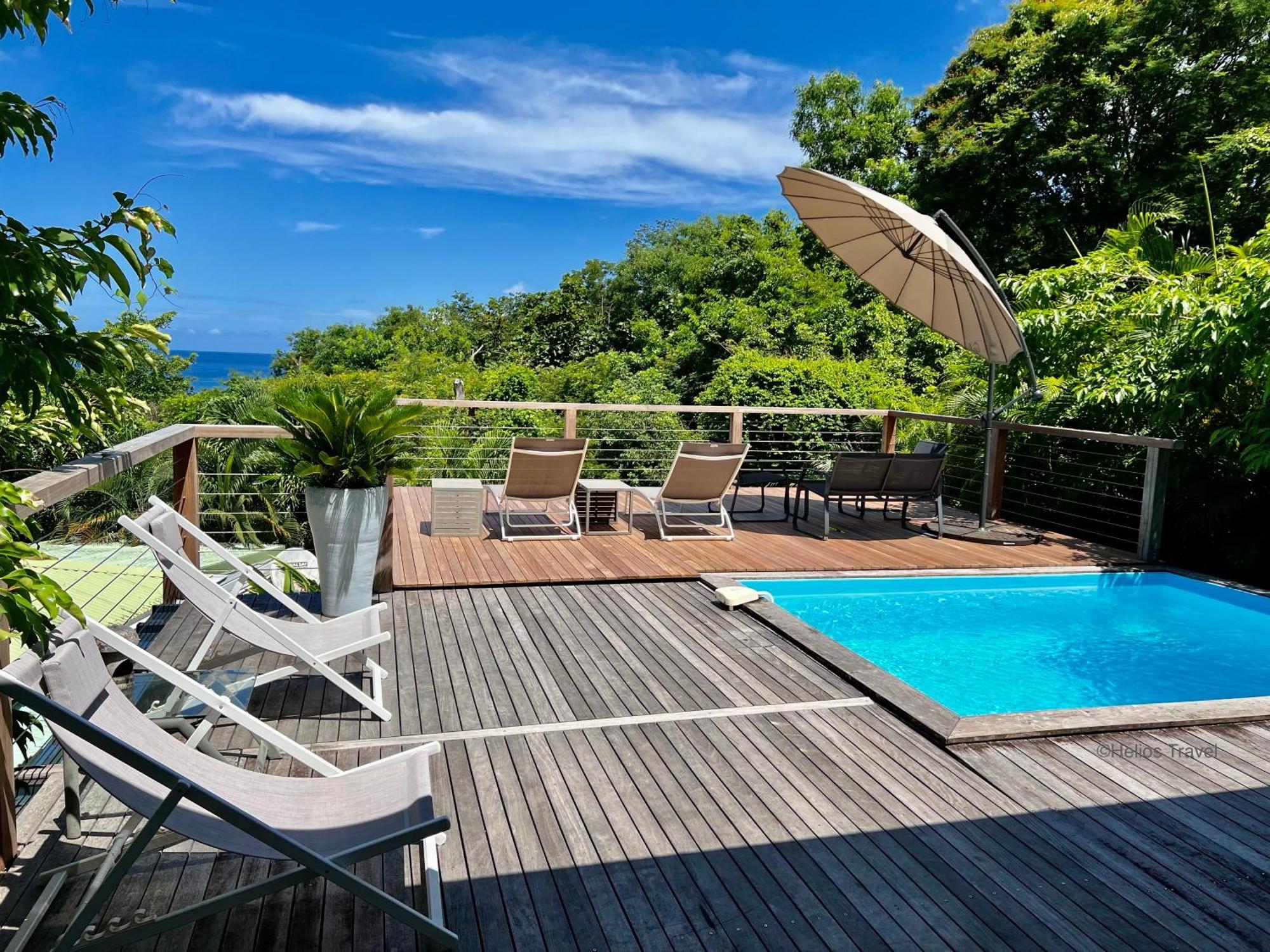 דסהייס Case Coco Pointe Batterie. Piscine, Vue Mer, 4 P. מראה חיצוני תמונה